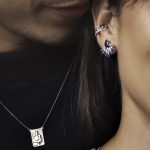 Brinco de Safiras e Diamantes