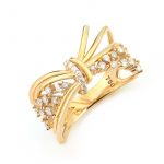 Anel Laço de Diamantes